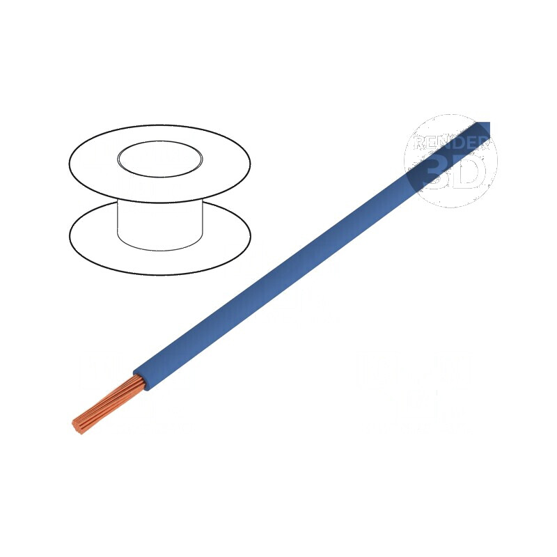 Cablu electric TLY litat 0,22mm² PVC albastru închis 150V/300V | Electronic-mag.ro | Componente Electronice Cablu electric TLY litat 0,22mm² PVC albastru închis 150V/300V | Electronic-mag.ro | Componente Electronice
