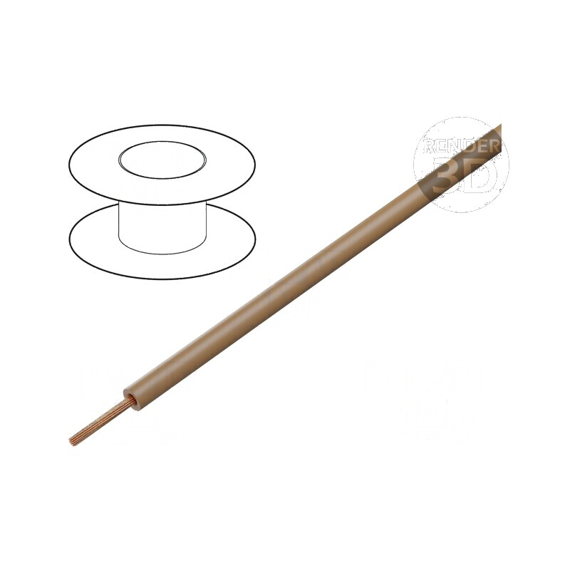 Cablu electric TLY litat 0,22mm2 PVC maro deschis 150V 300V 200m | Electronic-mag.ro | Componente Electronice Cablu electric TLY litat 0,22mm2 PVC maro deschis 150V 300V 200m | Electronic-mag.ro | Componente Electronice