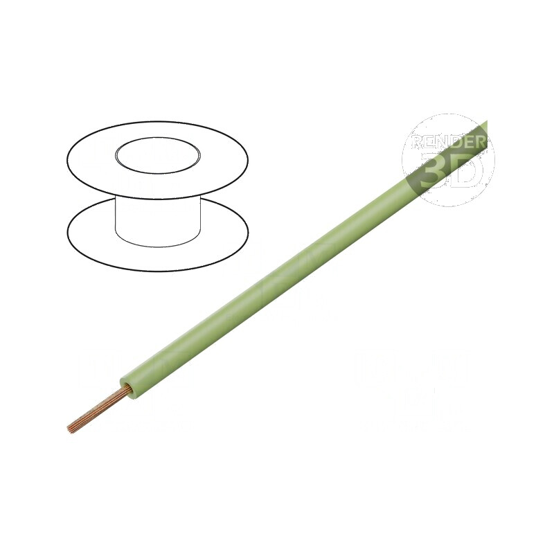 Cablu TLY litat 0,22mm² PVC verde deschis 150V 300V 200m | Electronic-mag.ro | Componente Electronice Cablu TLY litat 0,22mm² PVC verde deschis 150V 300V 200m | Electronic-mag.ro | Componente Electronice