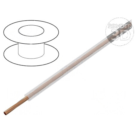 Cablu TLY litat 0,22mm² PVC transparent 150V/300V 200m | Electronic-mag.ro | Componente Electronice