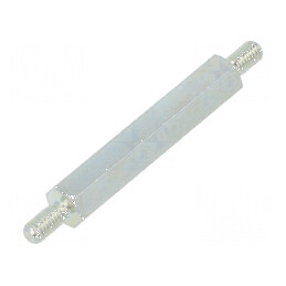 Piuliță distanțieră filetată hexagonală 30mm M3 | Electronic-mag.ro | Componente Electronice
