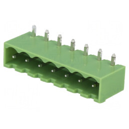 Regletă de conexiuni deconectabilă 5,08mm cu 7 piste pentru montaj electric | Electronic-mag.ro | Componente Electronice
