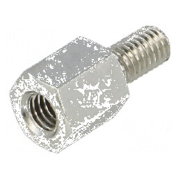 Piuliță distanțieră filetată M3 6mm, filet interior și exterior M3 | Electronic-mag.ro | Componente Electronice