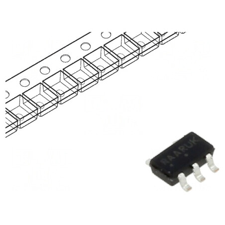 Sursă tensiune de referinţă 1,24V ±1% TSOP5, rolă, bandă | Electronic-mag.ro | Componente Electronice