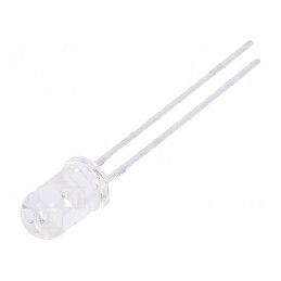 Emiţător IR 5mm 875nm transparent 65mW 12° THT pentru aplicații optice | Electronic-mag.ro | Componente Electronice