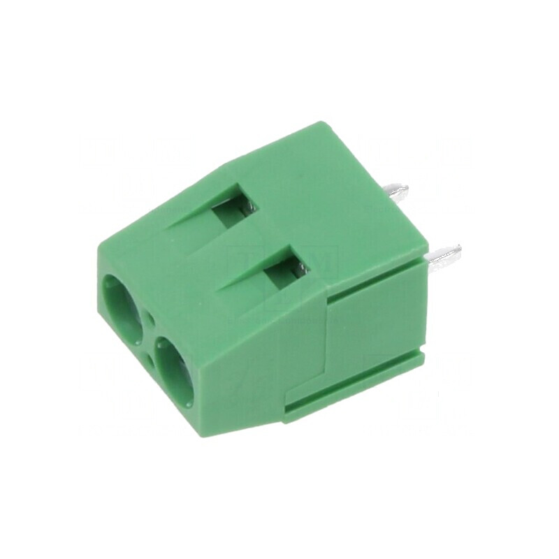 Regletă de conexiuni pentru PCB în unghi 5mm, 2 piste pentru montaj pe placă | Electronic-mag.ro | Componente Electronice Regletă de conexiuni pentru PCB în unghi 5mm, 2 piste pentru montaj pe placă | Electronic-mag.ro | Componente Electronice