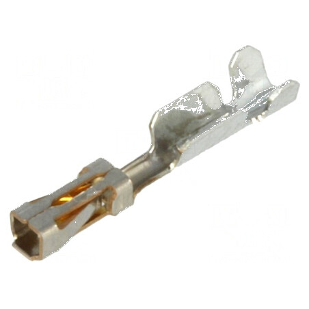 Pin mamă aurit 0,2-0,6mm² 24AWG-20AWG AMPMODU MOD IV pentru crimpare | Electronic-mag.ro | Componente Electronice