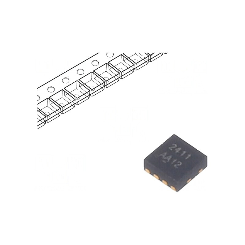 Tranzistor P-MOSFET unipolar 12V 15,5A 3,2W DFN2x2C ESD | Electronic-mag.ro | Componente Electronice Tranzistor P-MOSFET unipolar 12V 15,5A 3,2W DFN2x2C ESD | Electronic-mag.ro | Componente Electronice