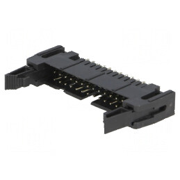 Conector IDC soclu tată 26 pini drept cu ejector THT aurit | Electronic-mag.ro | Componente Electronice