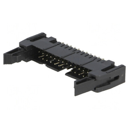 Conector IDC soclu tată 26 pini drept cu ejector THT aurit | Electronic-mag.ro | Componente Electronice