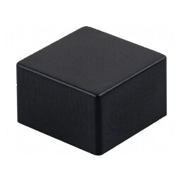 Tastă cu împingere pătrată neagră 9x9mm, 5,5mm, 25÷70°C | Electronic-mag.ro | Componente Electronice