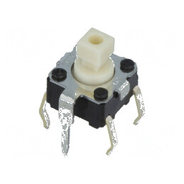 Microîntrerupător TACT SPST-NO 0,05A/24VDC THT Pozitie 2 Fără Contacte | Electronic-mag.ro | Componente Electronice