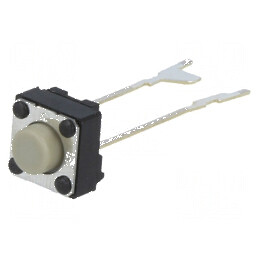 Microîntrerupător TACT SPST-NO 0,05A/24VDC THT Poz: 2 fără | Electronic-mag.ro | Componente Electronice
