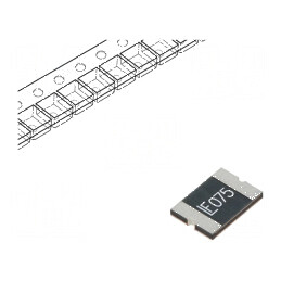 Siguranţă polimerică PTC 750mA 2920L pentru protecţie electrică | Electronic-mag.ro | Componente Electronice