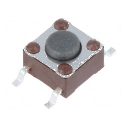 Microîntrerupător TACT SPST-NO 0,05A/24VDC SMT - Pozitie 2 | Electronic-mag.ro | Componente Electronice