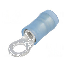 Vârf inelar M3,5 Ø 3,68mm pentru cablu izolat 1,25÷2mm2 crimpat | Electronic-mag.ro | Componente Electronice