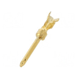 Pin tată 20 alamă aurit 0,2-0,6mm² 24AWG-20AWG HDP-20 2A pentru conexiuni electrice | Electronic-mag.ro | Componente Electronice