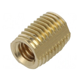 Adaos filetat din alamă M4 BN 1205 pentru montaj pe plastic | Electronic-mag.ro | Componente Electronice