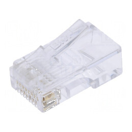 Conector RJ45 8p8c Cat 5e cu mufă PIN 8 pentru cablu | Electronic-mag.ro | Componente Electronice