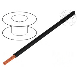 Cablu litat H05V-K 0,75mm² PVC negru 300V 500V 500m | Electronic-mag.ro | Componente Electronice
