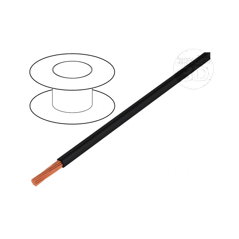 Cablu litat H05V-K 0,75mm² PVC negru 300V 500V 500m | Electronic-mag.ro | Componente Electronice Cablu litat H05V-K 0,75mm² PVC negru 300V 500V 500m | Electronic-mag.ro | Componente Electronice