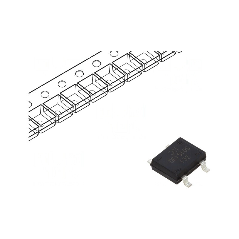 Punte redresoare monofazată Urmax 1kV 1,5A 50A DFS - Componente electronice | Electronic-mag.ro | Componente Electronice Punte redresoare monofazată Urmax 1kV 1,5A 50A DFS - Componente electronice | Electronic-mag.ro | Componente Electronice