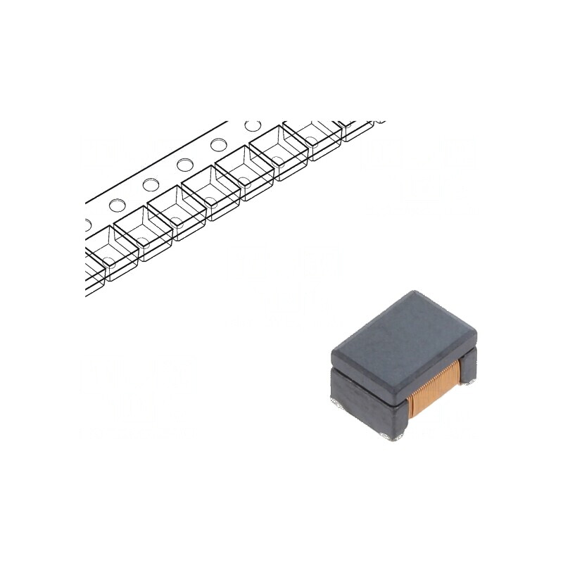 Filtru anti-interferenţe SMD 1812 200mA 50VDC -30÷50% 2Ω pentru protecţie electronică | Electronic-mag.ro | Componente Electronice