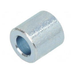 Manşon distanţier cilindric 6mm din oţel zincat, Diametru exterior 6mm | Electronic-mag.ro | Componente Electronice
