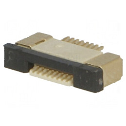 Conector FFC/FPC orizontal 8 contacte superioare ZIF - Compatibilitate ridicată | Electronic-mag.ro | Componente Electronice