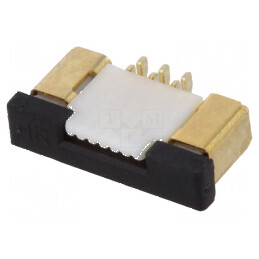 Conector FFC/FPC vertical PIN 6 ZIF SMT 0,5A 30mΩ -25° până la 85°C | Electronic-mag.ro | Componente Electronice