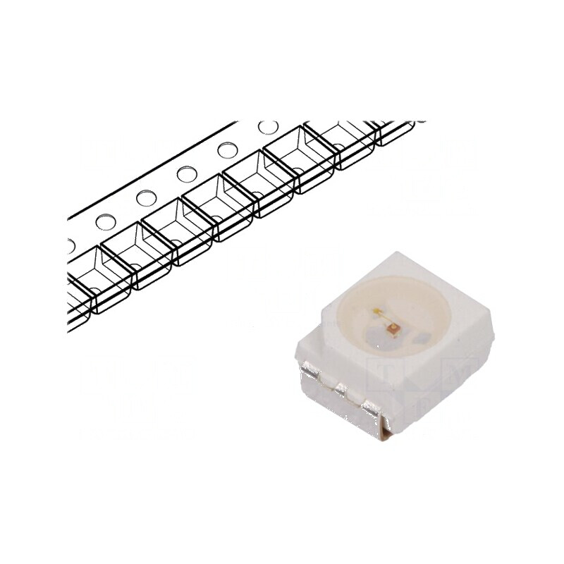 LED SMD 3528 galben PLCC2 4,5-12mcd 3,5x2,8x1,9mm 120° 20mA | Electronic-mag.ro | Componente Electronice LED SMD 3528 galben PLCC2 4,5-12mcd 3,5x2,8x1,9mm 120° 20mA | Electronic-mag.ro | Componente Electronice