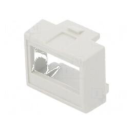 Capac borne modul 1M One gri pentru Modulbox, orificiu 1 - 6,35mm | Electronic-mag.ro | Componente Electronice