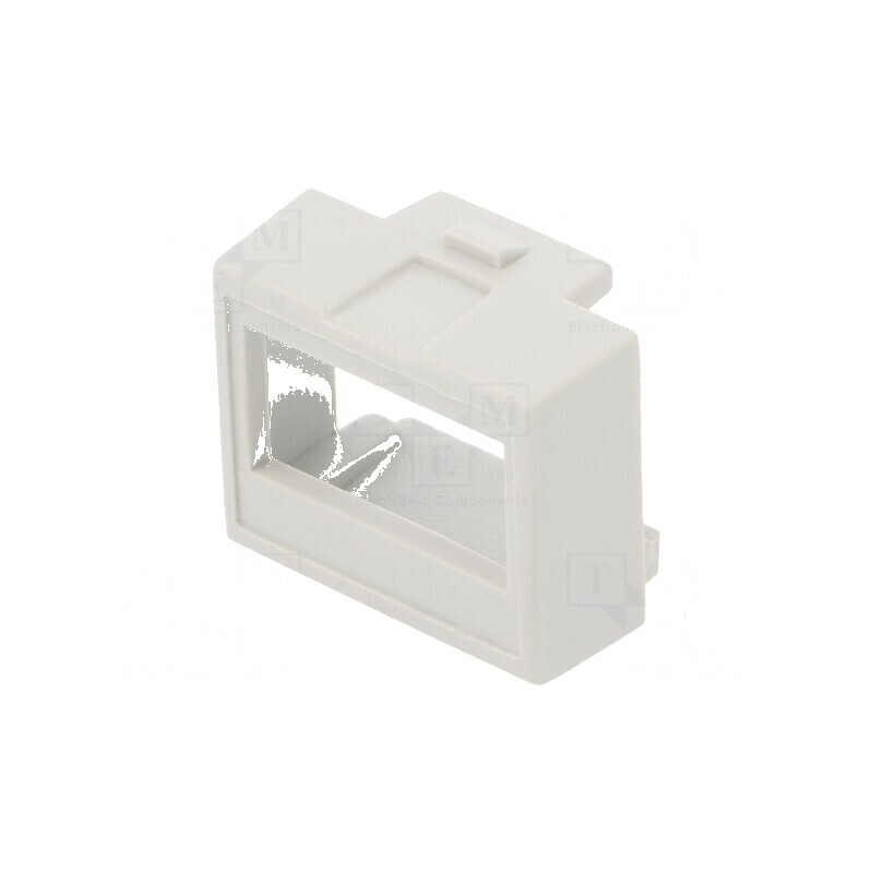 Capac borne modul 1M One gri pentru Modulbox, orificiu 1 - 6,35mm | Electronic-mag.ro | Componente Electronice