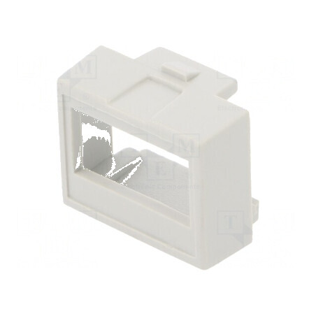 Capac borne modul 1M One gri pentru Modulbox, orificiu 1 - 6,35mm | Electronic-mag.ro | Componente Electronice