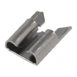 Terminal plat mamă THT 6,4mm 0,8mm alamă cositorit drept | Electronic-mag.ro | Componente Electronice