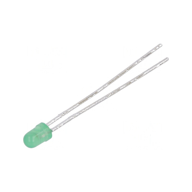 LED Verde 3mm 8÷20mcd 60° Convex 12÷14V | Electronic-mag.ro | Componente Electronice