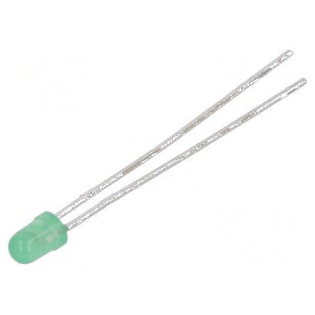 LED Verde 3mm 8÷20mcd 60° Convex 12÷14V | Electronic-mag.ro | Componente Electronice