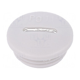 Capac de protecţie PG11 IP54 din poliamidă gri deschis pentru cabluri de 6mm | Electronic-mag.ro | Componente Electronice