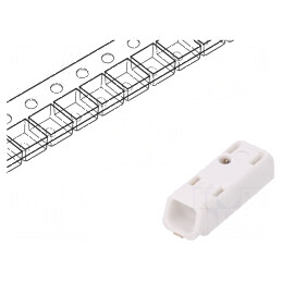 Conector MICROCON 4mm pentru mufe, 1 piste, 0,2-0,75mm², 6A, SMT | Electronic-mag.ro | Componente Electronice