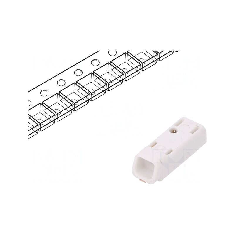 Conector MICROCON 4mm pentru mufe, 1 piste, 0,2-0,75mm², 6A, SMT | Electronic-mag.ro | Componente Electronice