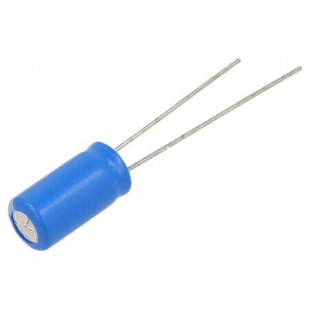 Supercondensator THT 1F 2,7VDC Ø6,3x12,5mm pentru aplicații electrice | Electronic-mag.ro | Componente Electronice