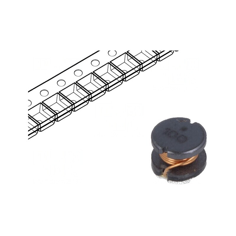 Inductor SMD 150uH 400mA ±10% Q20 5,8mm Ø, 4,8mm H, 1,1Ω | Electronic-mag.ro | Componente Electronice