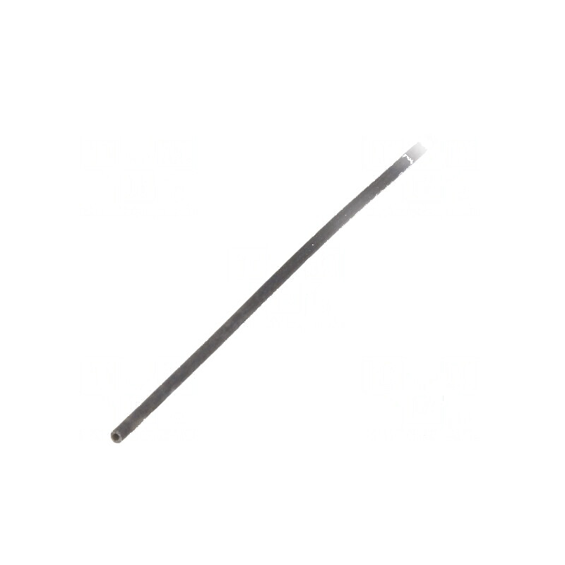 Manșon electroizolant din silicon negru pentru cabluri Øint: 0,5mm | Electronic-mag.ro | Componente Electronice