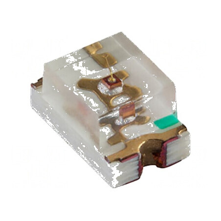 LED SMD 0805 ambră 6mcd 2x1,2mm 130° 20mA λd: 607nm 78mW pentru iluminare decorativă | Electronic-mag.ro | Componente Electronice