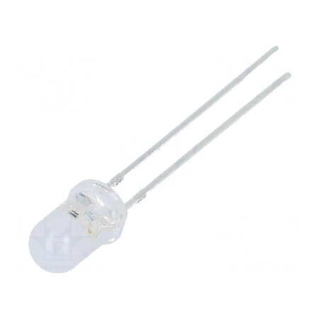 LED 5mm galben 2180-3000mcd 100° 20mA difuzor 3-5V | Electronic-mag.ro | Componente Electronice