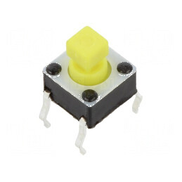 Microîntrerupător TACT SPST-NO 0,05A/12VDC THT 2,45N - Pozitie 2 | Electronic-mag.ro | Componente Electronice