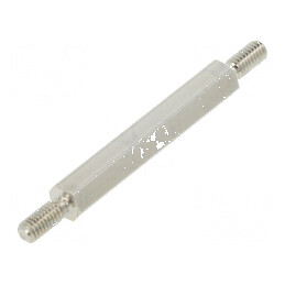 Piuliță distanțieră filetată hexagonală M2,5, 25mm | Electronic-mag.ro | Componente Electronice