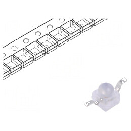 LED SMD Gull Wing Roșie 3550-6500K 11200mcd 22° 1,9-2,7V | Electronic-mag.ro | Componente Electronice