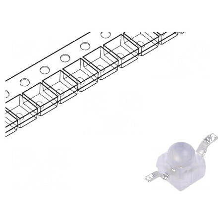 LED SMD Gull Wing Roșie 3550-6500K 11200mcd 22° 1,9-2,7V | Electronic-mag.ro | Componente Electronice