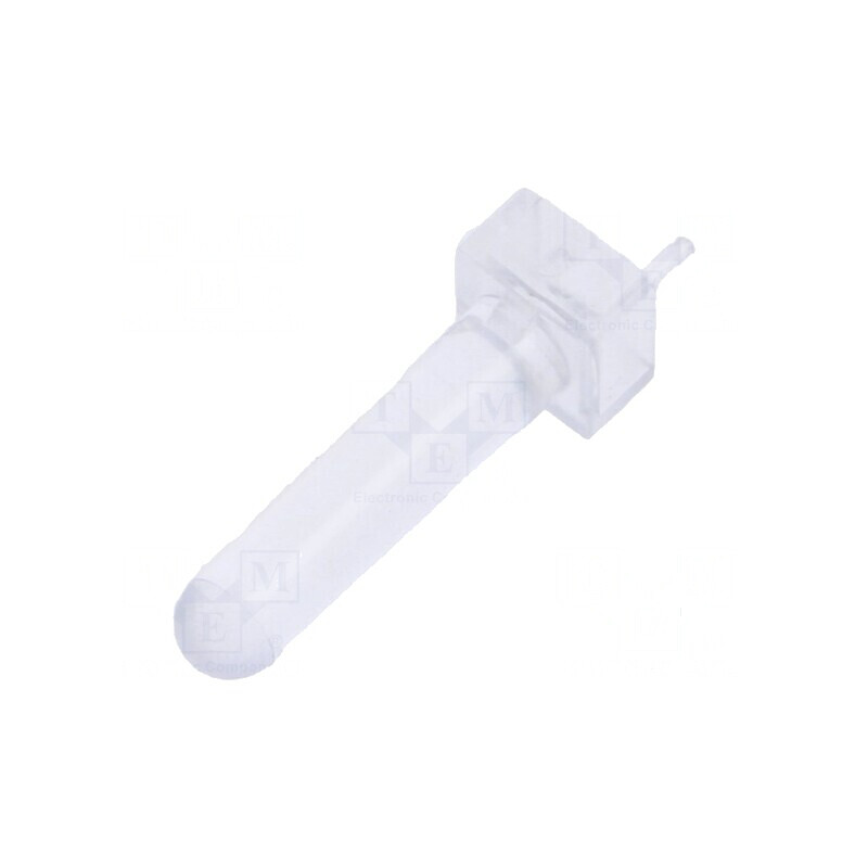 Tub LED rotund Ø3mm cu parte frontală convexă | Electronic-mag.ro | Componente Electronice